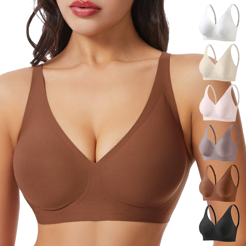 3D Printing Nylon - Women's Deep V Jelly Seamless Bra