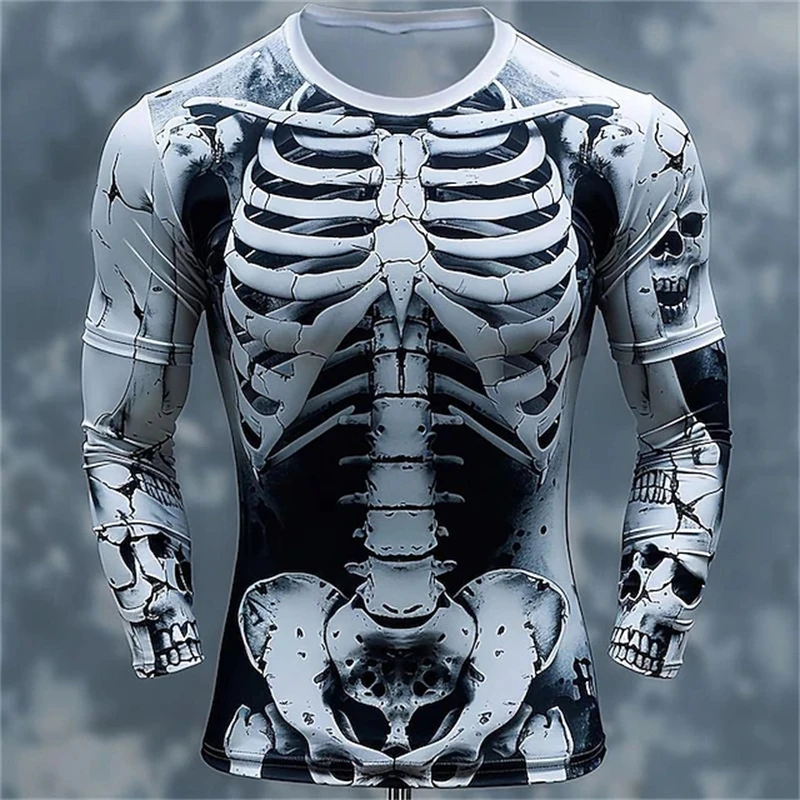 3D Printing Custom - 3D Print Skeleton Skulls Pattern T