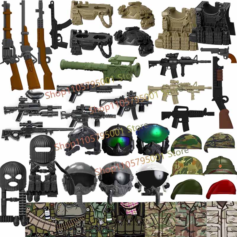 Military US Soldiers Figures B - đánh giá và giá 3D Printing Lego Bricks